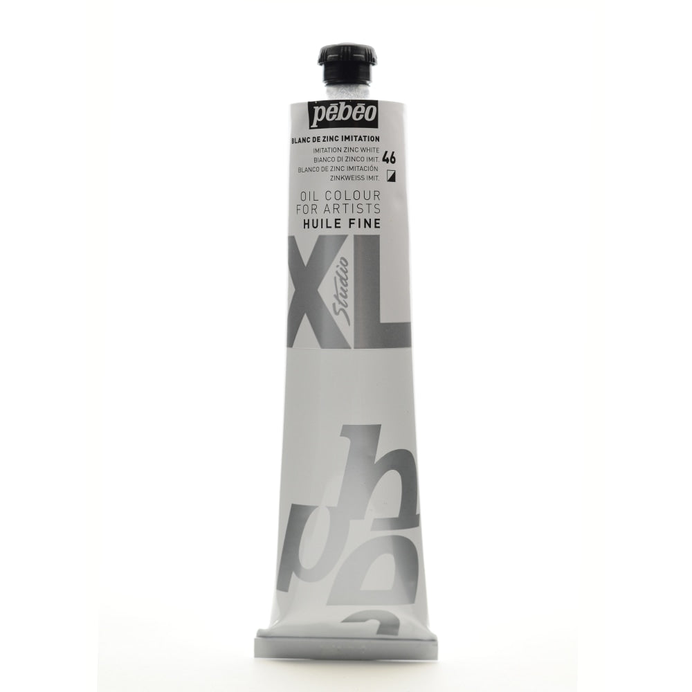 Pebeo Studio XL Oil Paint, 200 mL, Imitation Zinc White, Pack Of 2