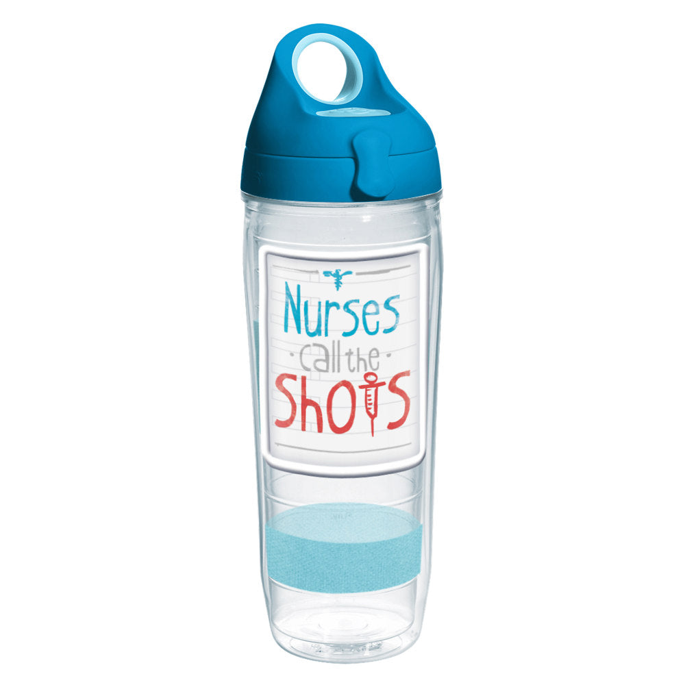 Tervis Water Bottle With Lid, 24 Oz, Nurses Call The Shots