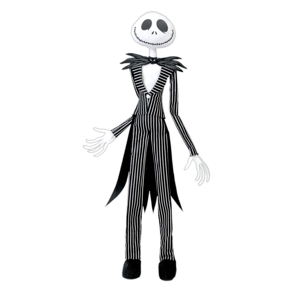 Amscan Tim Burtons Nightmare Before Christmas Jack Skellington Poseable Prop, 60inH x 30inW x 10inD, Black