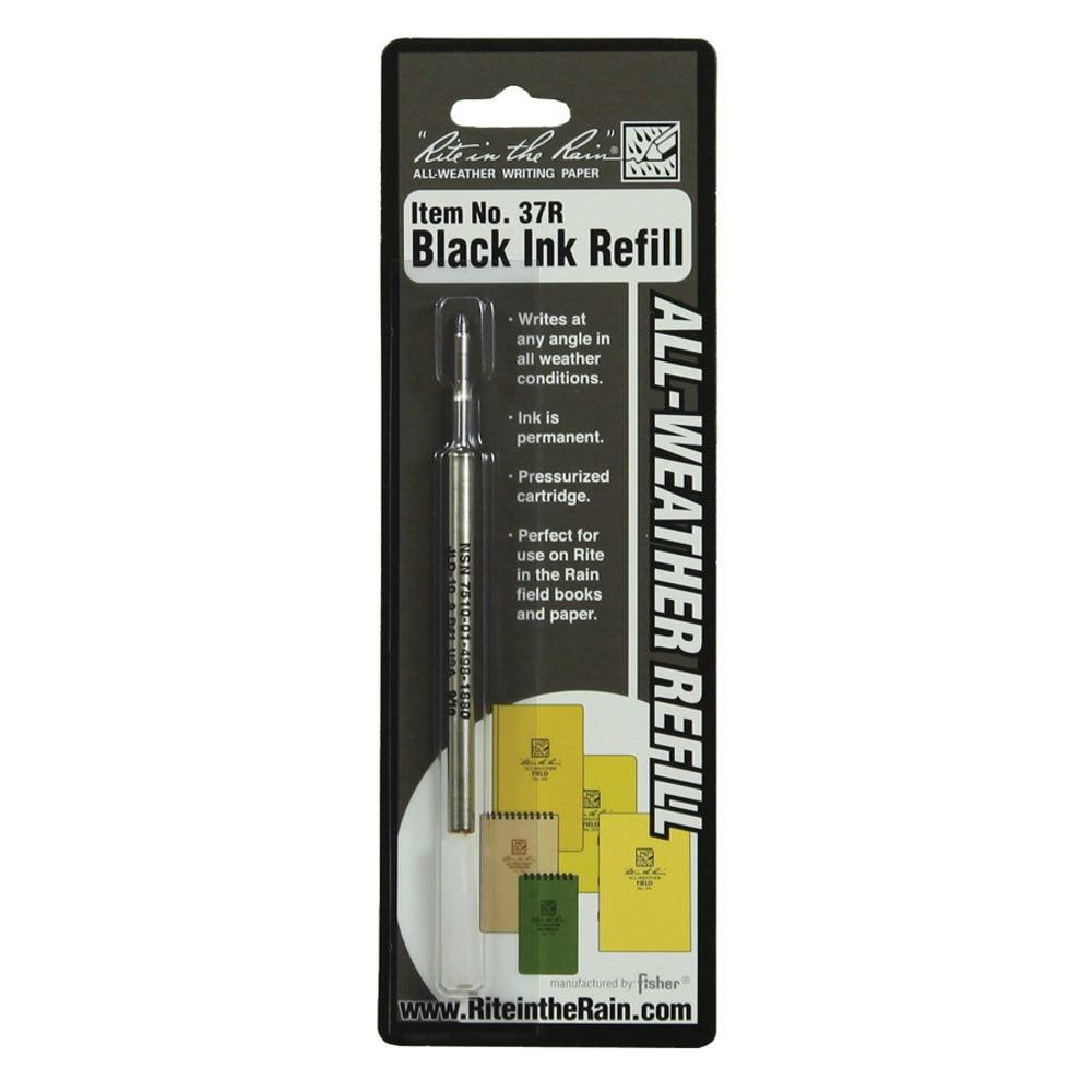 Rite In The Rain All-Weather Pen Refill, Medium Point, 1.0 mm, Black