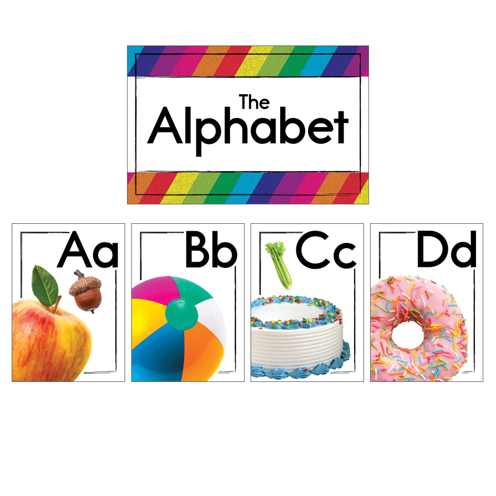 Carson-Dellosa Education Photographic Alphabet 27-Piece Bulletin Board Set