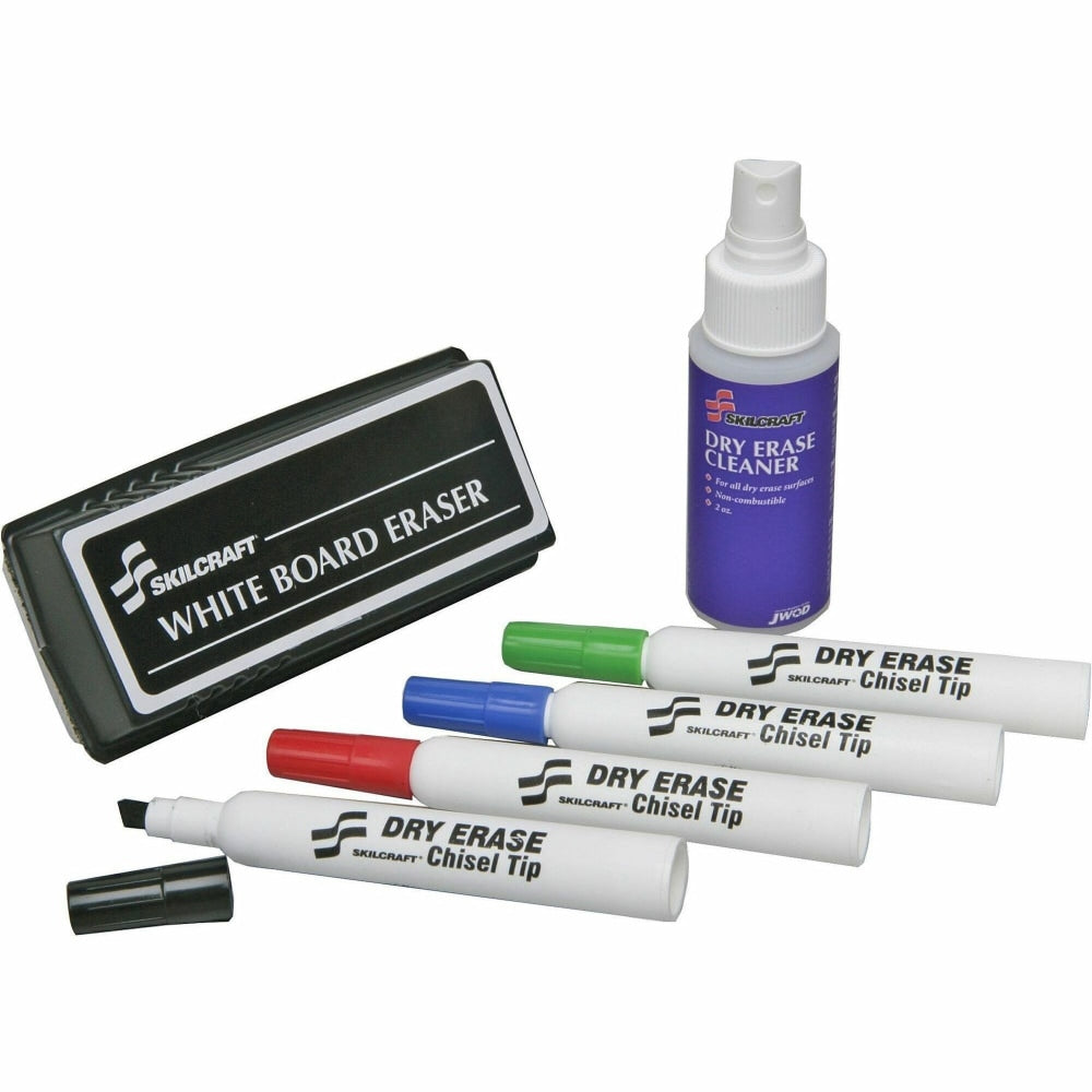 SKILCRAFT Dry-Erase Starter Kit (AbilityOne 7520-01-557-4971)