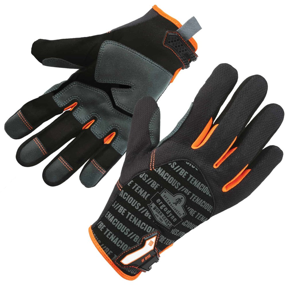 Ergodyne ProFlex 810 Reinforced Utility Gloves, Extra Large, Black