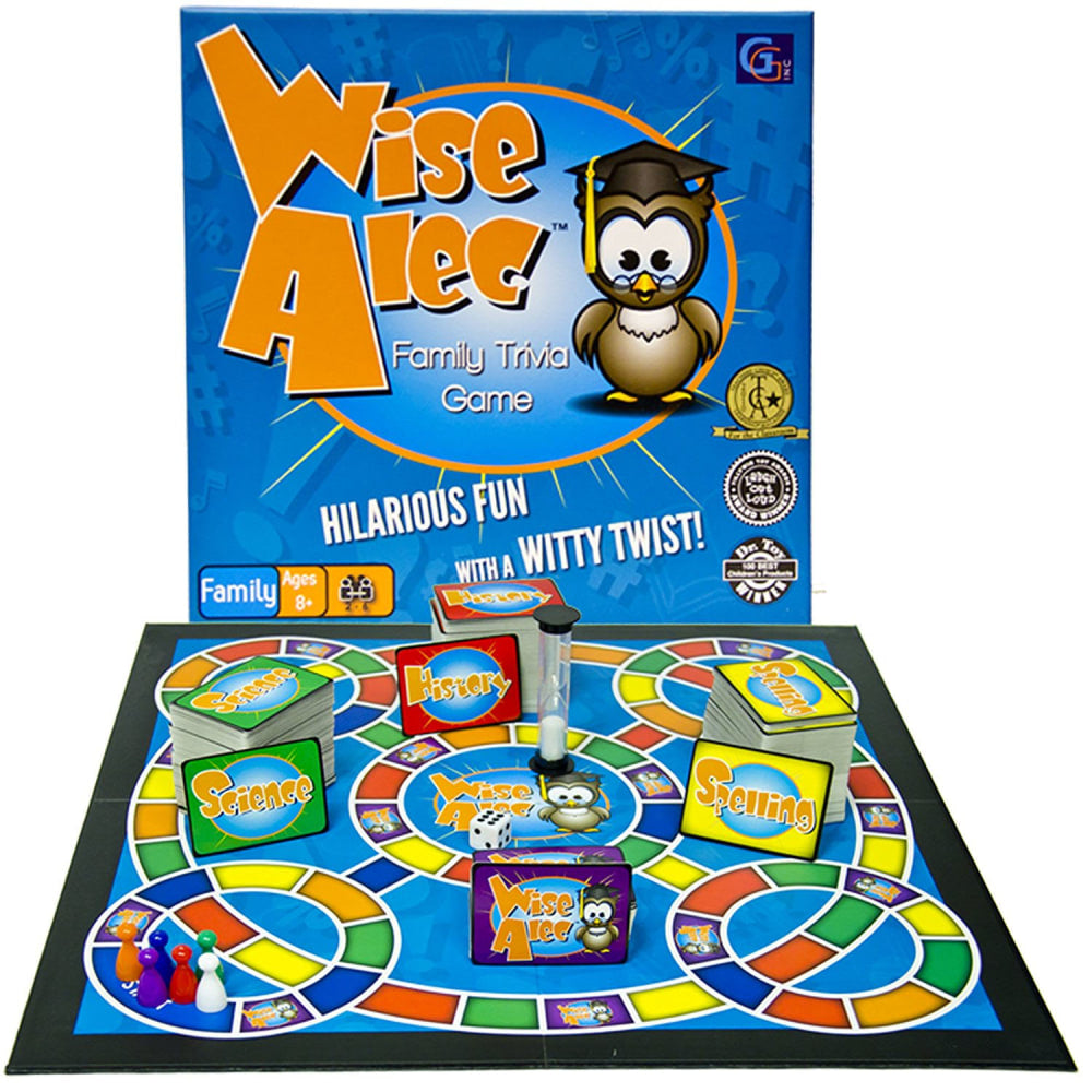 Griddly Games Wise Alec Family Trivia Game