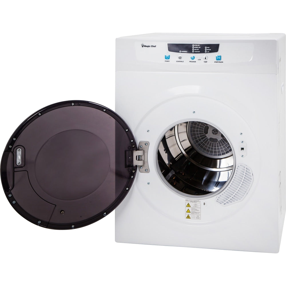 Magic Chef MCSDRY35W Electric Dryer - 3.50 ft³ - 4 Modes - White