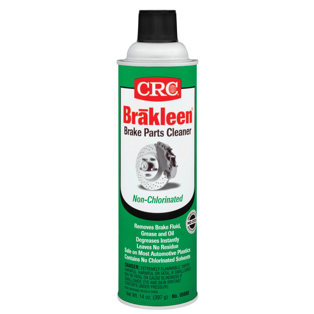 CRC Brakleen Non-Chlorinated Brake Parts Cleaner, 14 Oz Can, Case Of 12