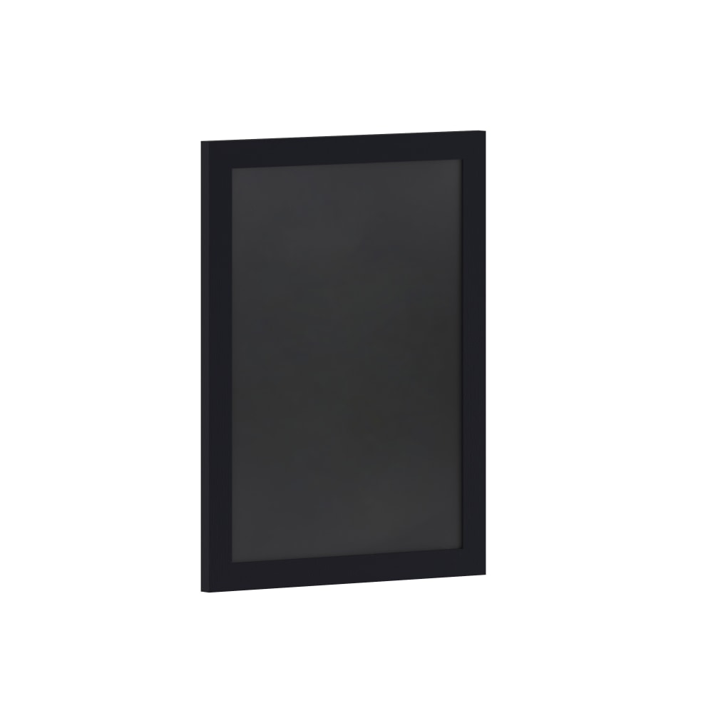 Flash Furniture Canterbury Wall Mount Magnetic Chalkboard Sign, 18in x 24in, Black