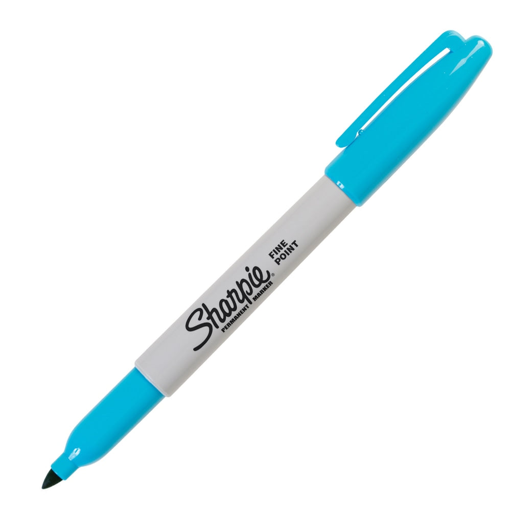 Sharpie Permanent Fine-Point Marker, Turquoise