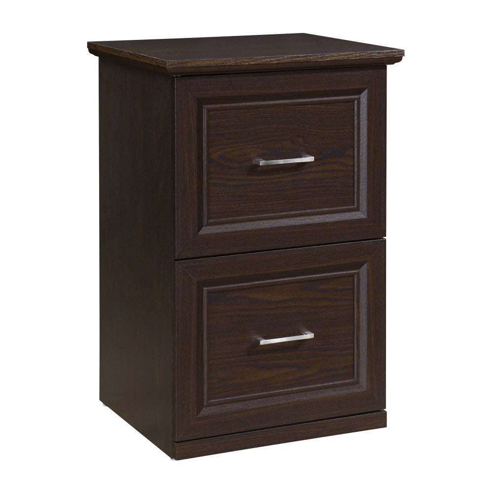 Office Star Jefferson 16inD Vertical File Cabinet With Lockdowel Fastening System, Espresso