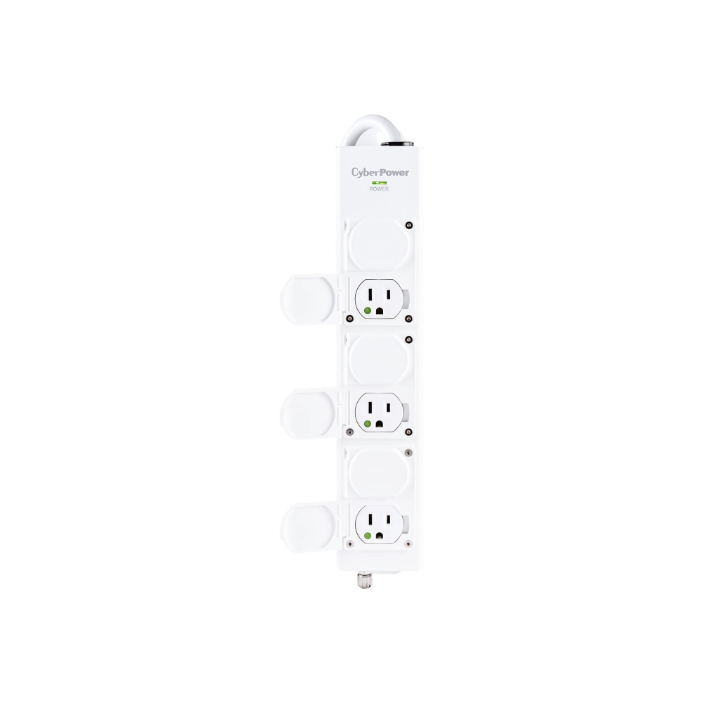 CyberPower Medical Grade MPV615P - Power strip - AC 100-125 V - input: NEMA 5-15P - output connectors: 6 (6 x NEMA 5-15R) - 16.4 ft cord