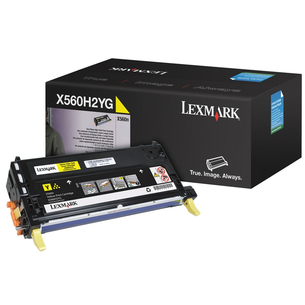 Lexmark X560H2YG Yellow High Yield Toner Cartridge