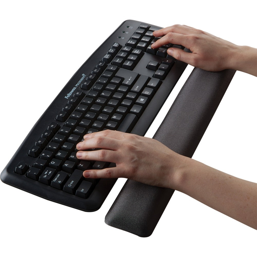 Fellowes Gel Wrist Rest, Graphite