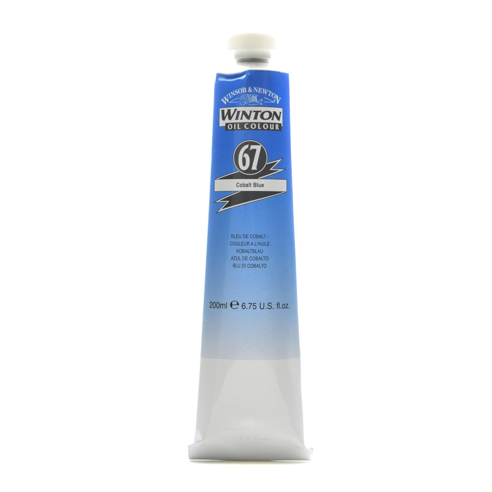 Winsor & Newton Winton Oil Colors, 200 mL, Cobalt Blue, 67