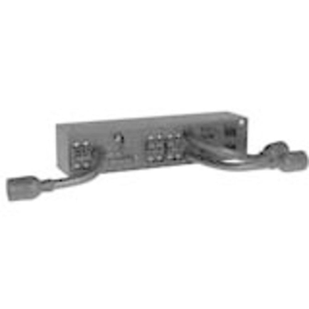 Liebert MPH2 Metered Outlet Switched Rack Mount PDU - 30A, 208/120V, Three-Phase 8 Outlets (2 C13 + 6 C19), 208V, L21-30, Horizontal 1U/2U"