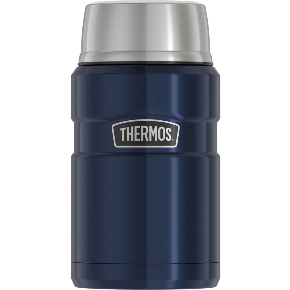 Thermos Stainless King Food Jar 24Oz - Food Storage, Serving - Dishwasher Safe - Midnight Blue