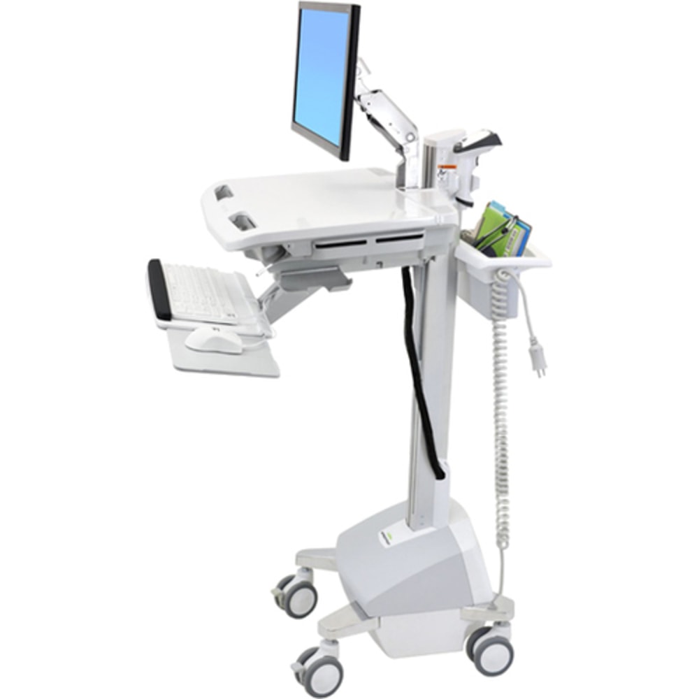 Ergotron StyleView EMR Cart with LCD Arm, White