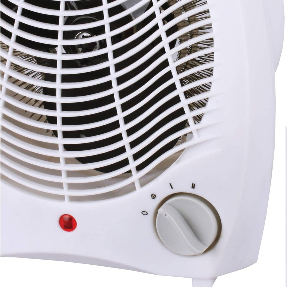 Brentwood 1500-Watt 2-In-1 Heater With Fan, 10in x 8in