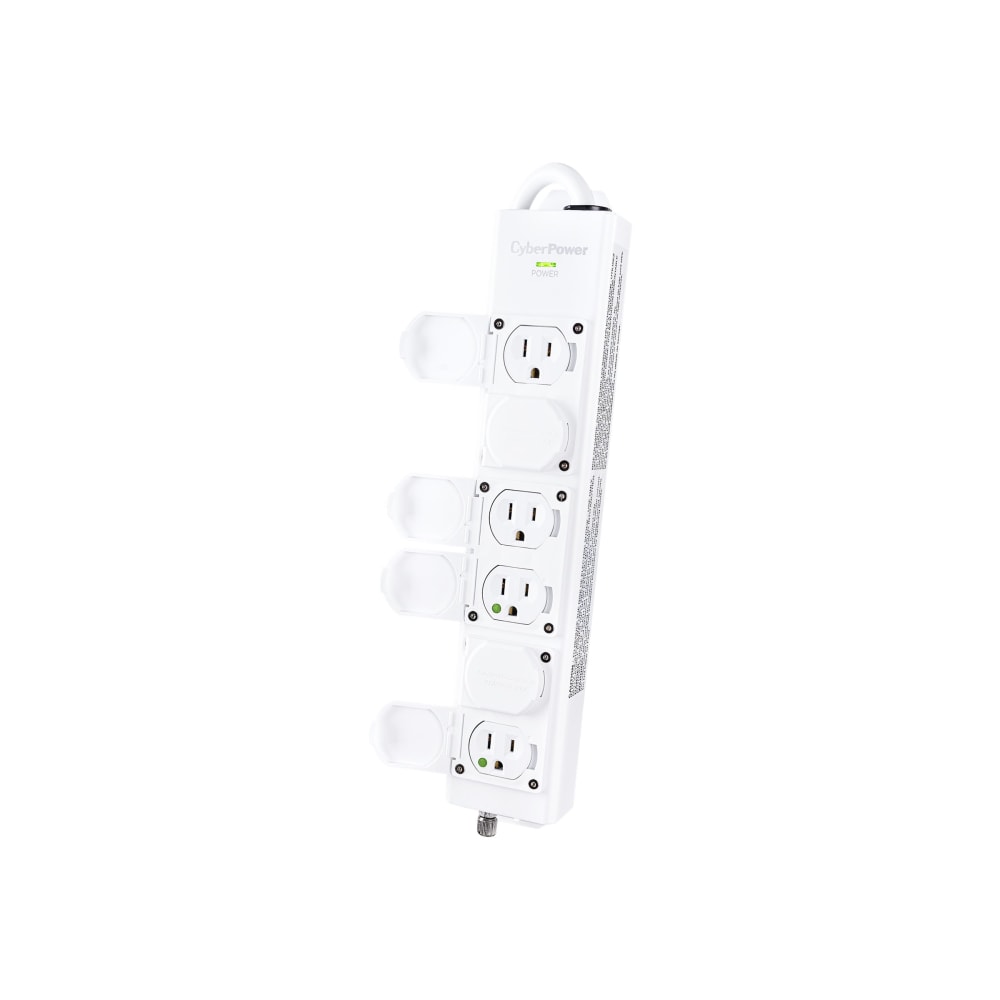 CyberPower Medical Grade MPV615P - Power strip - AC 100-125 V - input: NEMA 5-15P - output connectors: 6 (6 x NEMA 5-15R) - 16.4 ft cord