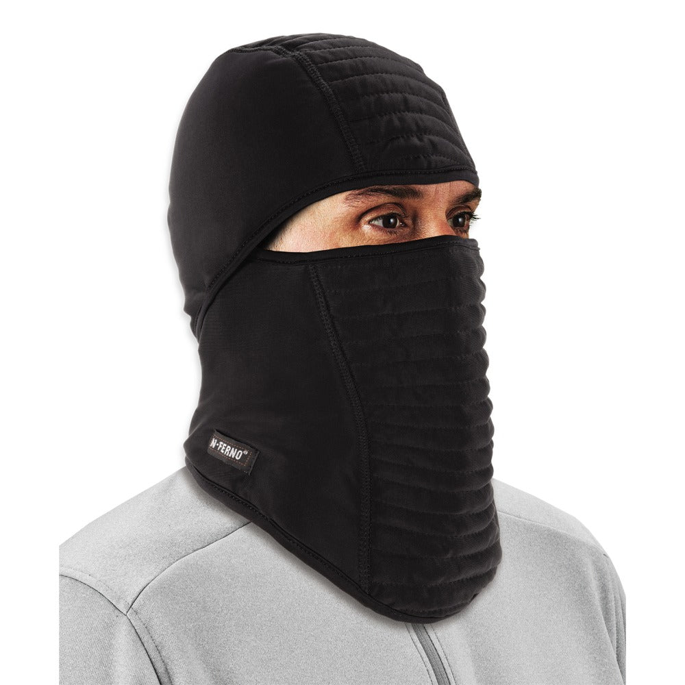 Ergodyne N-Ferno 6955 Insulated Balaclava 3-Layer Face Mask, Black