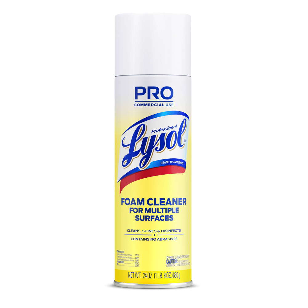 Lysol Professional Disinfectant Foam Cleaner, 24 Oz Bottle