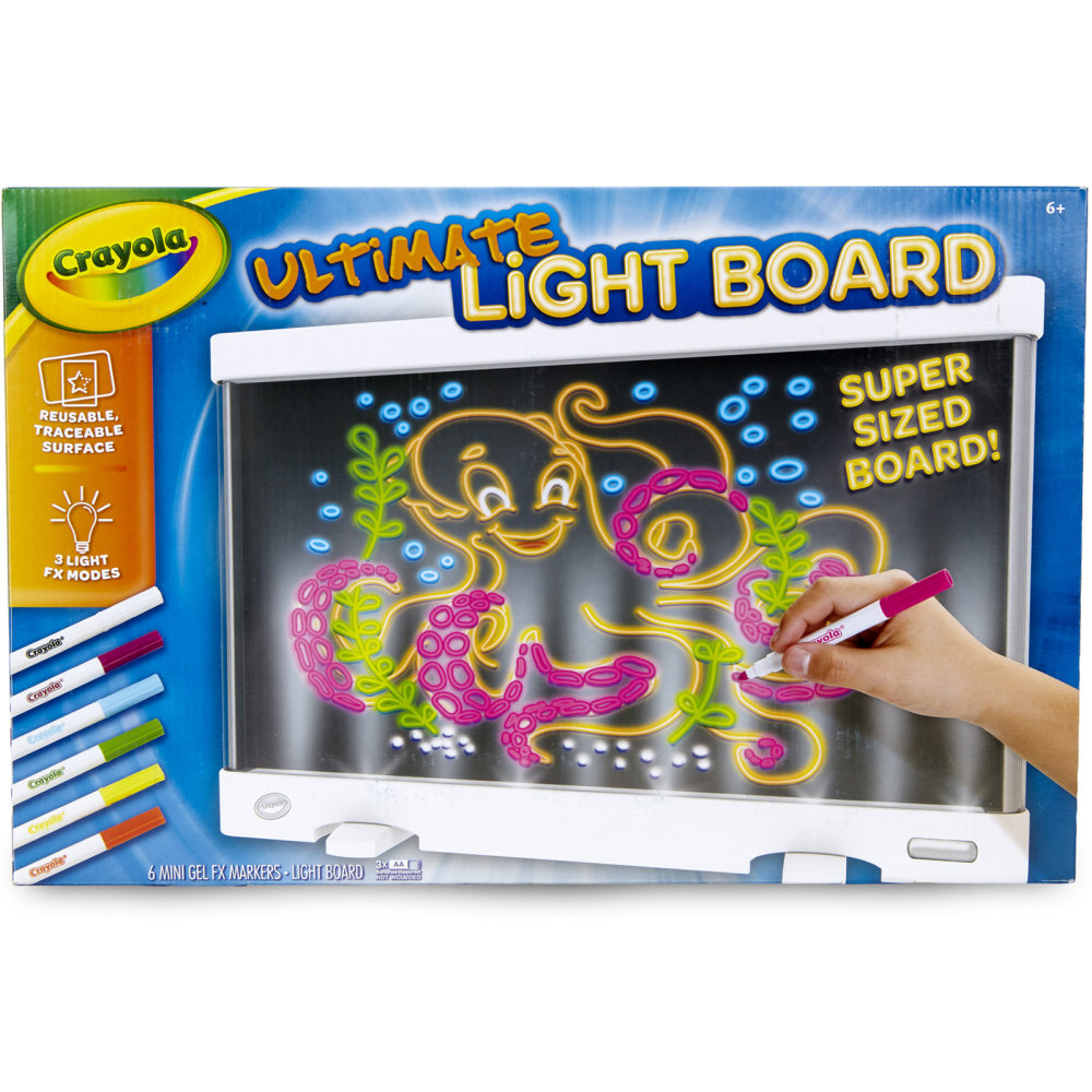 Crayola Ultimate Light Board 7-Piece Set