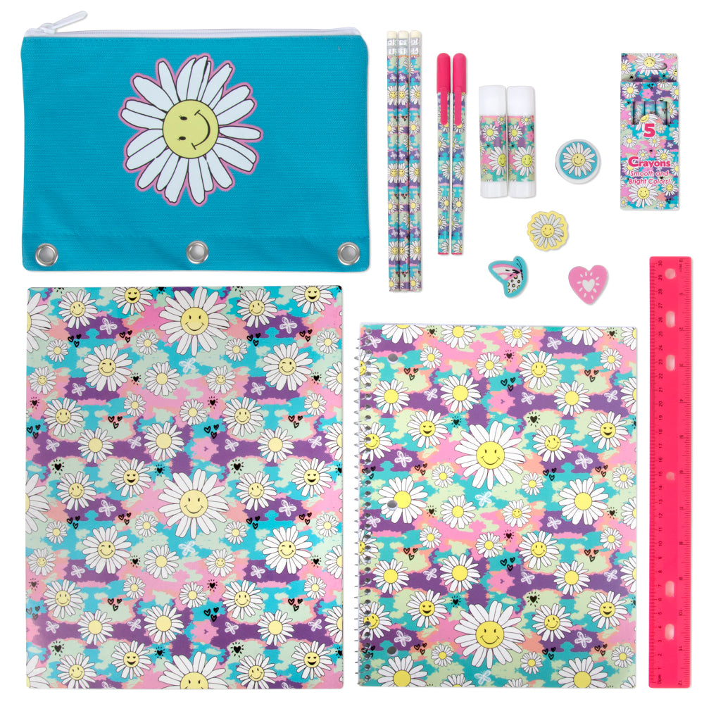 Trailmaker 20-Piece School Supply Kit, Daisy