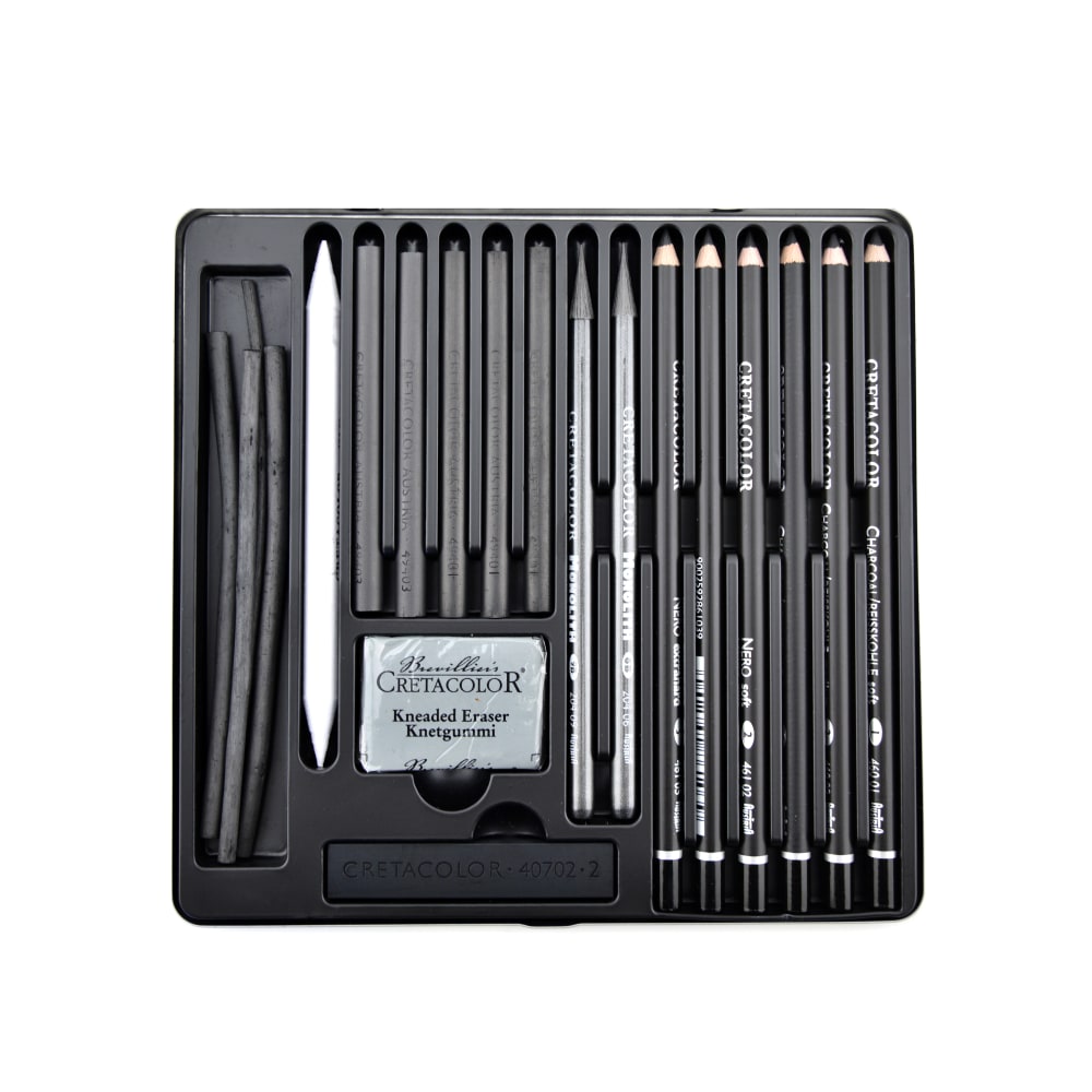 Cretacolor Black Box Charcoal Set