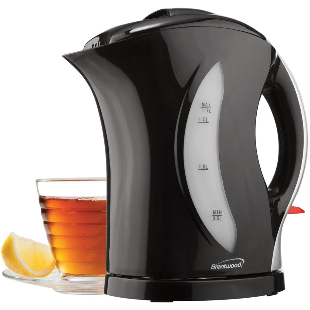 Brentwood 1.7 Liter Cordless Plastic Tea Kettle, KT-1618