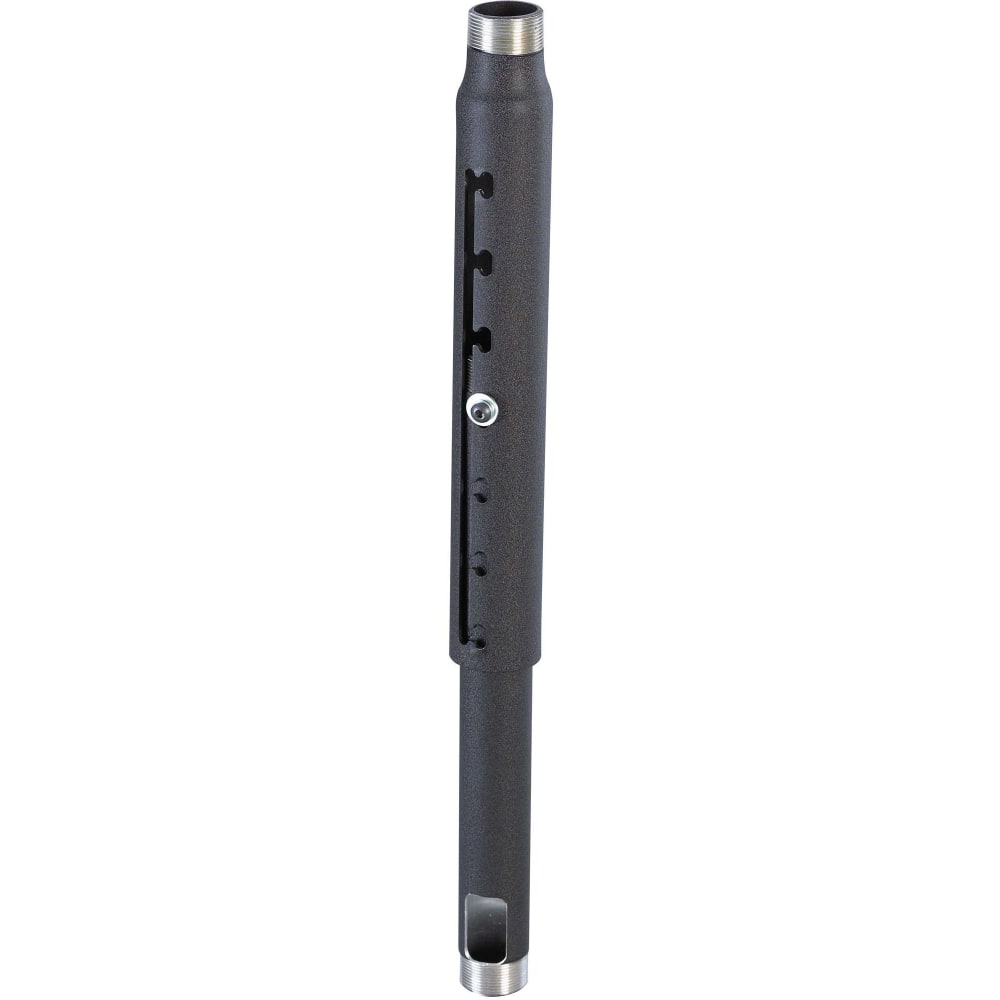 Chief 12-18in Adjustable Extension Column - For Projector - Black - Aluminum - 500 lb