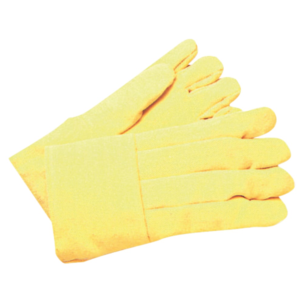 High Heat Wool-Lined Kevlar Gloves, Yellow, Large