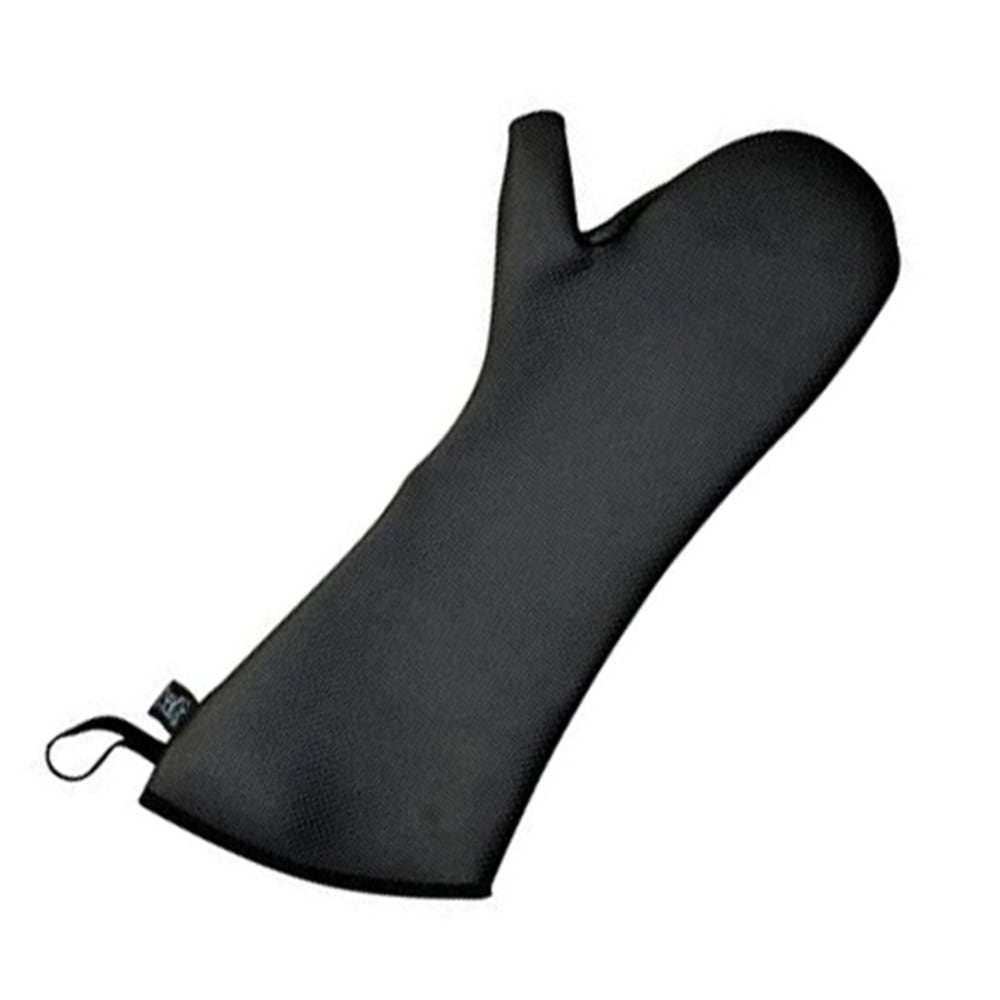 San Jamar Neoprene Oven Mitt, 13in, Black