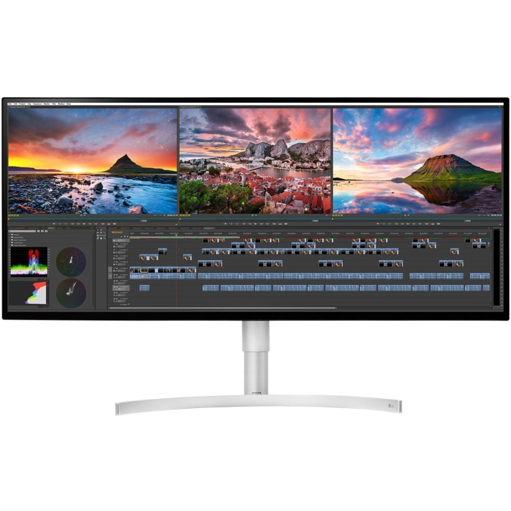 LG Ultrawide 34BK95U 34in Class Double Full HD (DFHD) LCD Monitor - 21:9 - Black, Silver - 34in Viewable - LED Backlight - 5120 x 2160 - 450 Nit Typical, Minimum - 5 ms - GTG Refresh Rate - Speakers - HDMI - DisplayPort