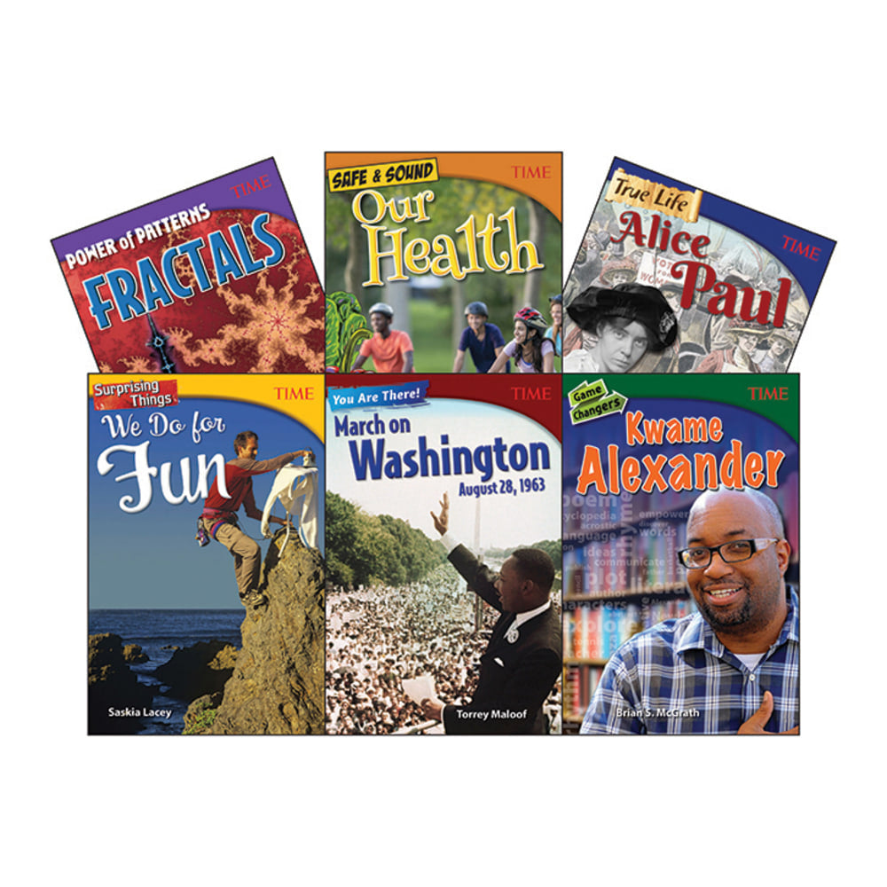 Teacher Created Materials TIME Informational Text Set, Set 3, Grade 8, Set Of 6 Books