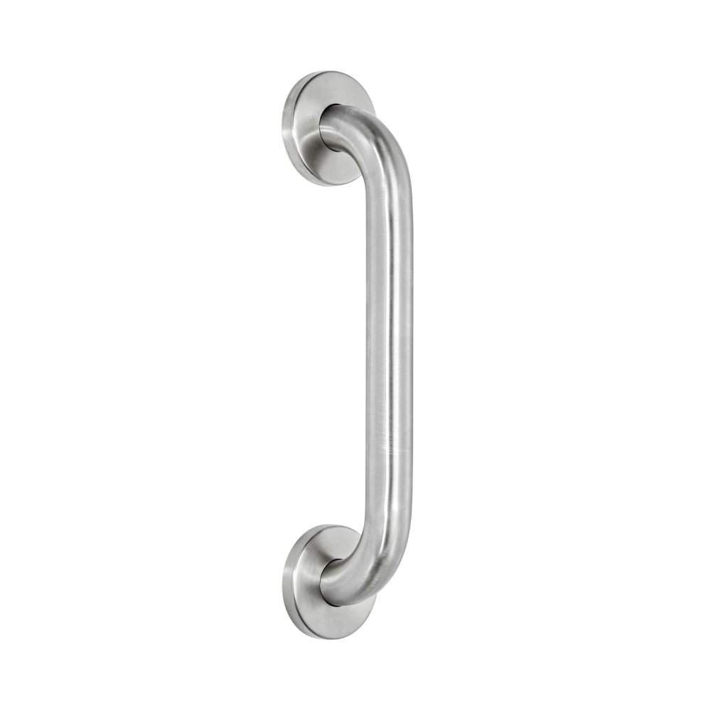 Alpine Stainless-Steel Safety Grab Bars, 36in x 1-1/4in, Silver, Pack Of 2 Bars