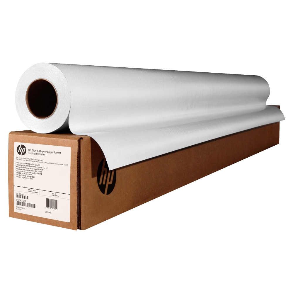 HP Q6574A Universal Instant-Dry Gloss Wide Format Roll, 24in x 100ft, 35 Lb