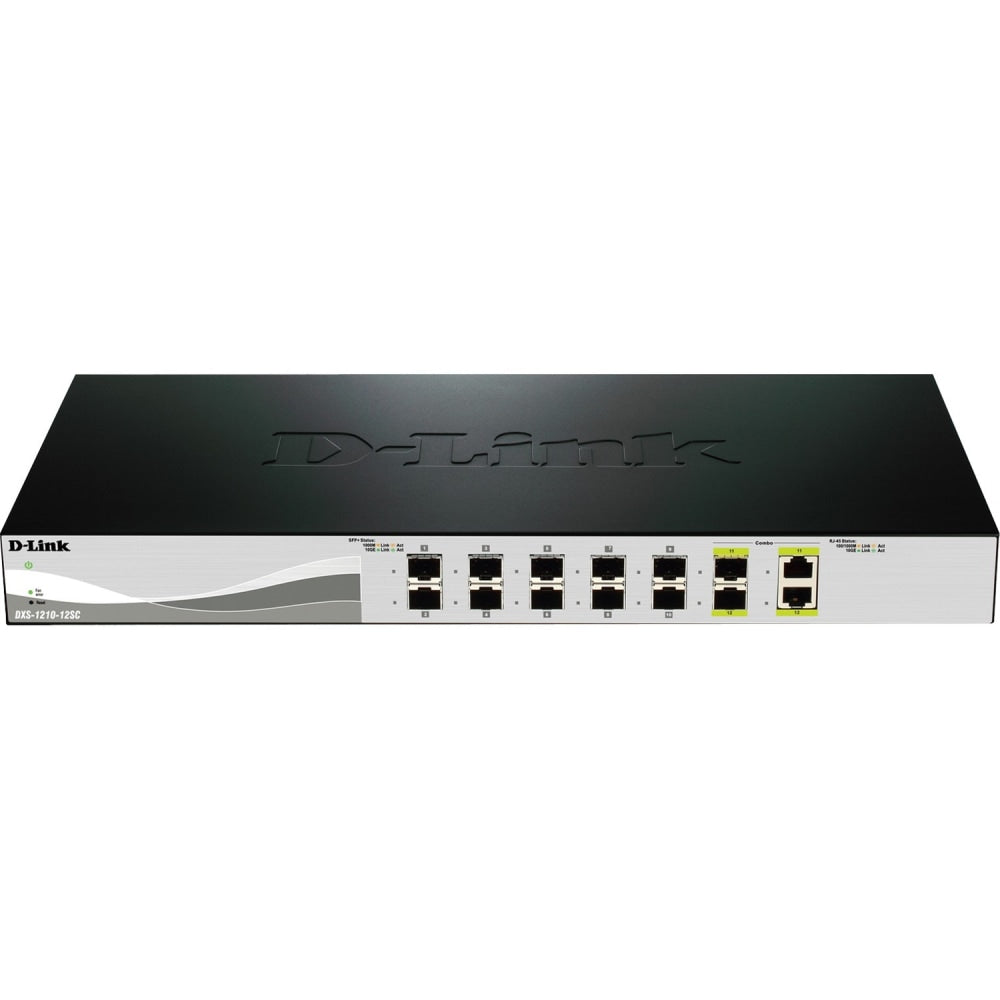 D-Link 10G Smart Switch With 10-Port 10G SFP+ And 2-Port 10GBASE-T/SFP+ Combo Port