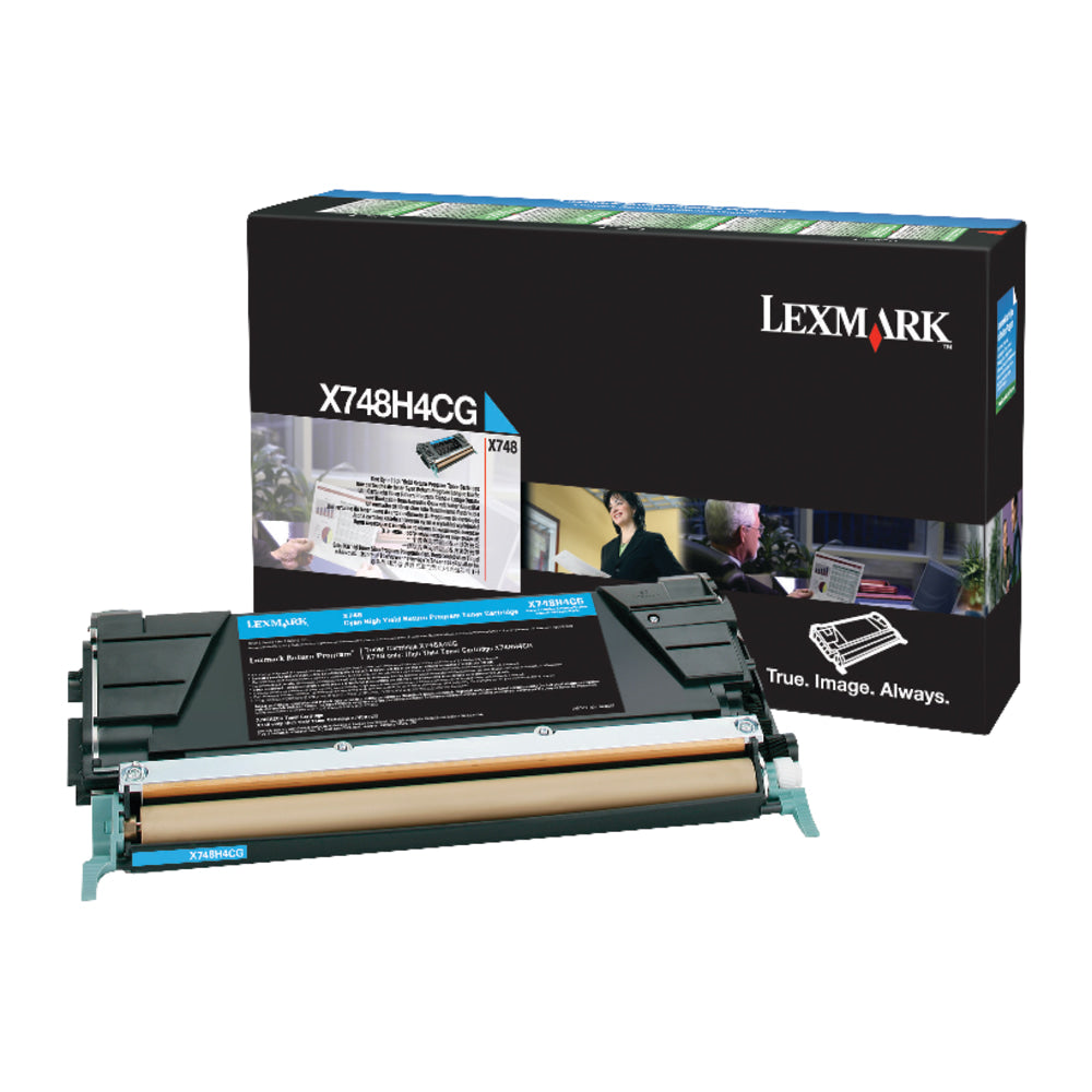 Lexmark High Yield Laser Toner Cartridge - Cyan - 1 / Pack - 10000 Pages