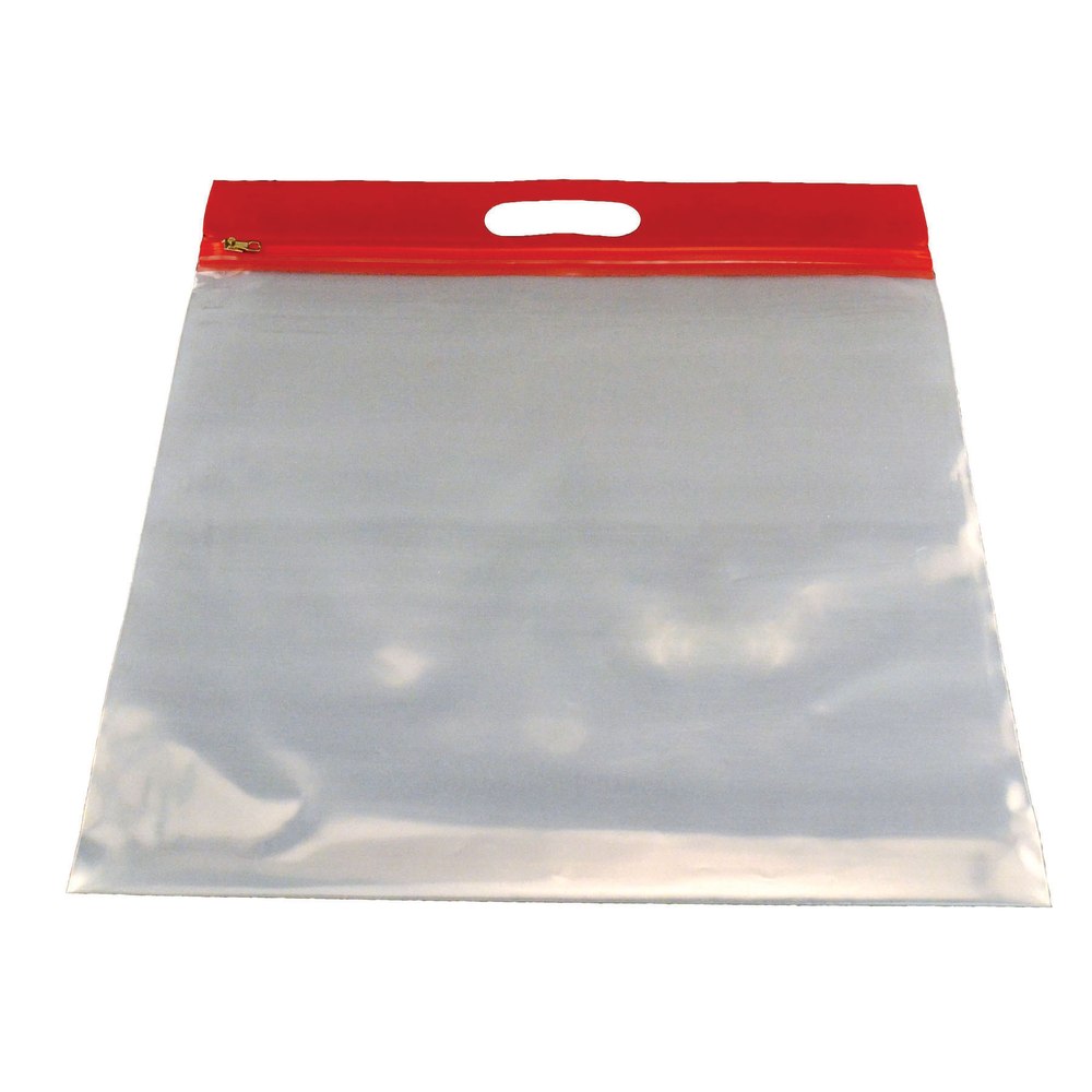 Bags of Bags ZIPAFILE Storage Bag, Red, Pack of 25