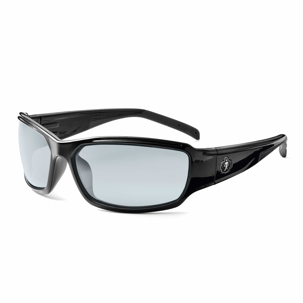 Ergodyne Skullerz Safety Glasses, Thor, Anti-Fog, Black Frame, Indoor/Outdoor Lens