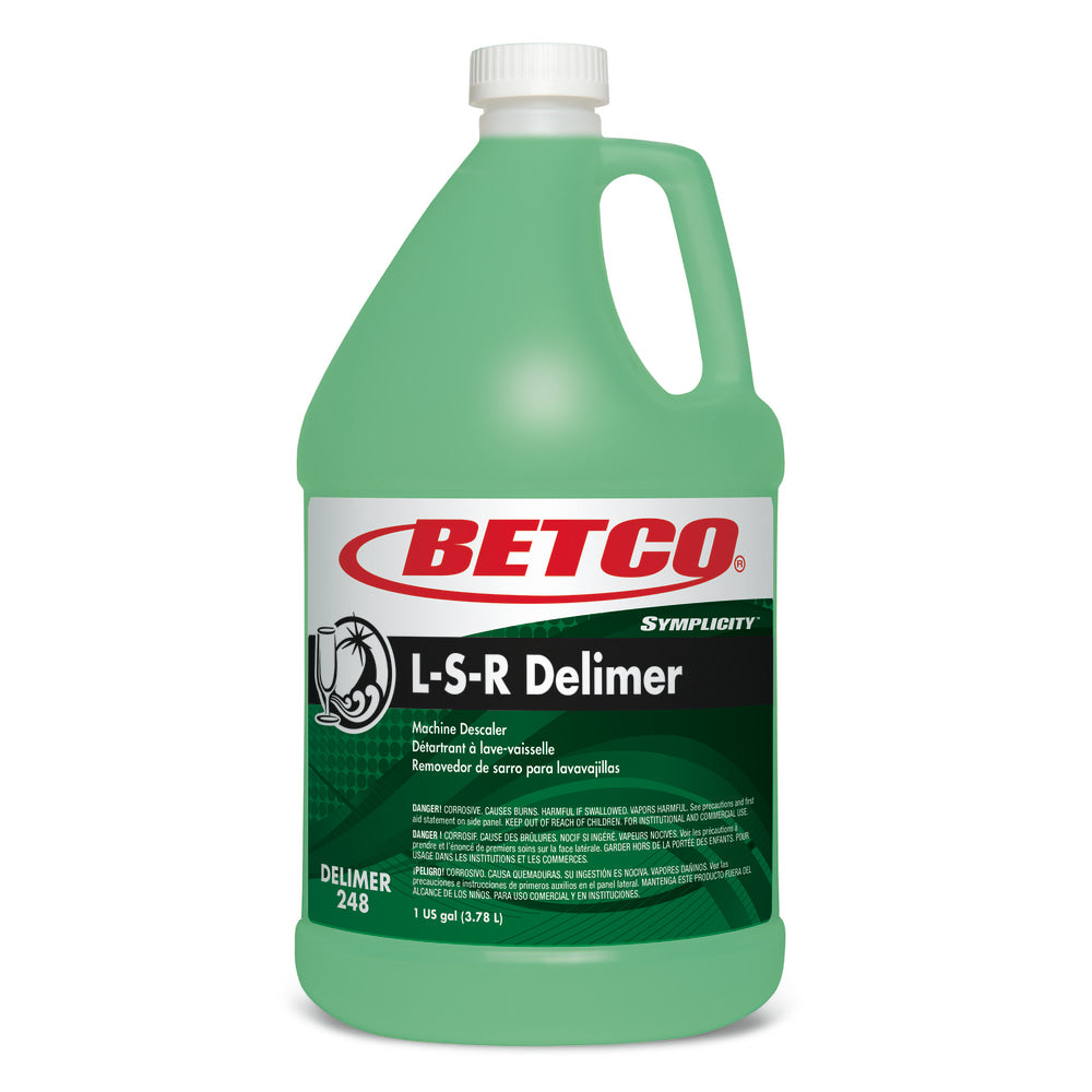 Betco Symplicity L-S-R Delimer, 128 Oz, Pack Of 4 Containers