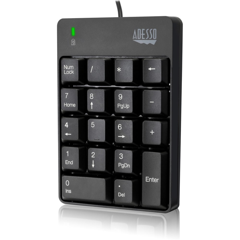 Adesso AKB-601UB USB Spill-Resistant Numeric Keypad