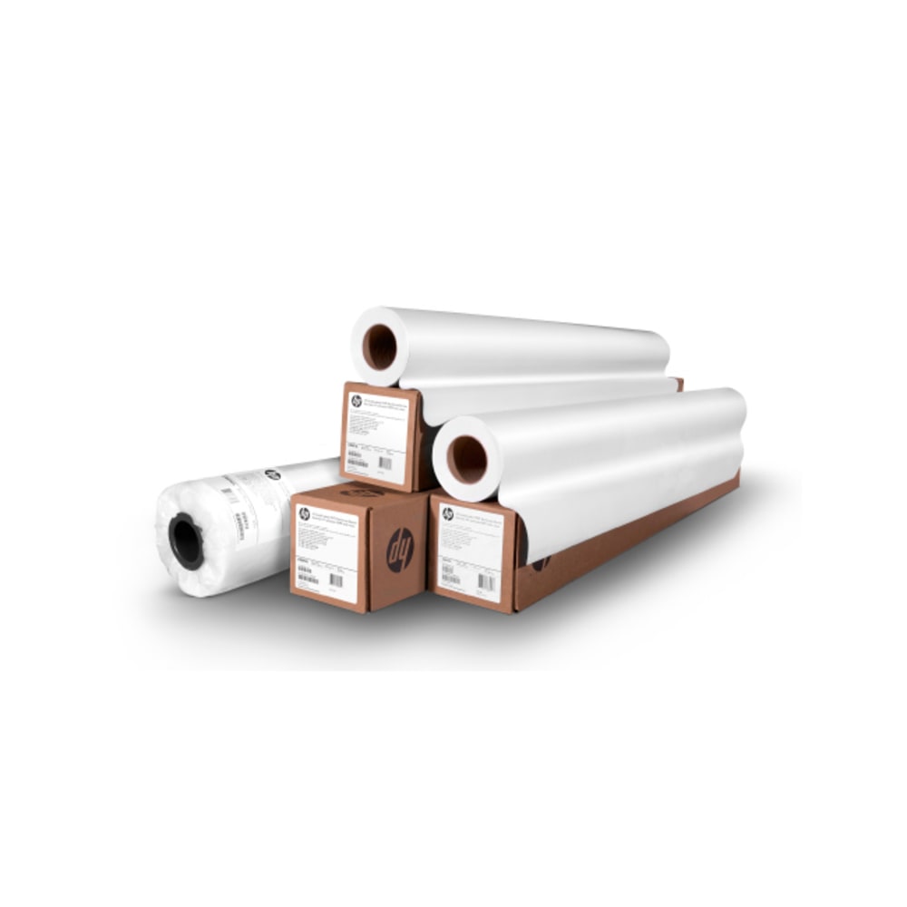 HP Coated Paper, 54in x 150ft, 24 Lb, White