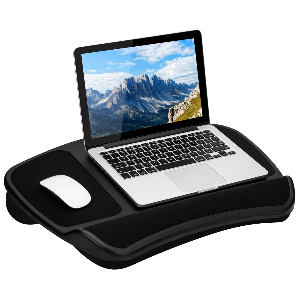 LapGear Laptop Lap Desk, 22-1/4in x 15-3/4in, Black