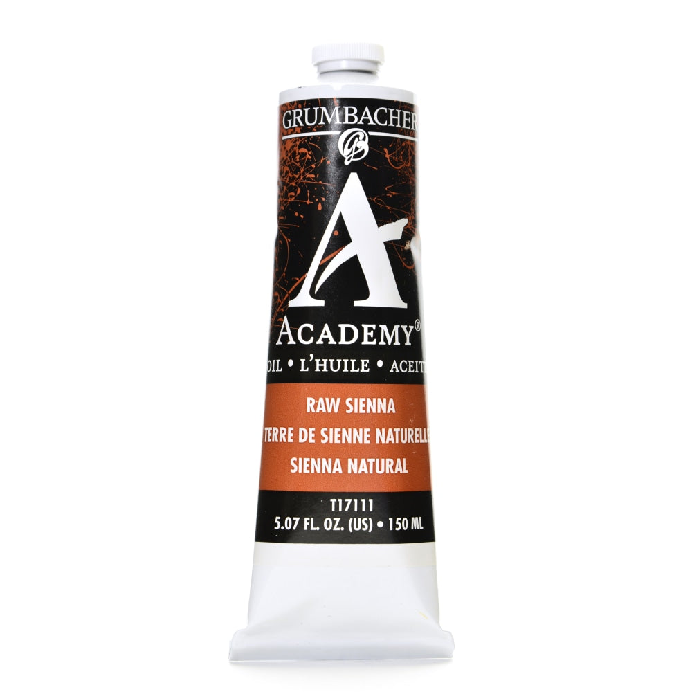 Grumbacher Academy Oil Colors, 5.07 Oz, Raw Sienna, Pack Of 2