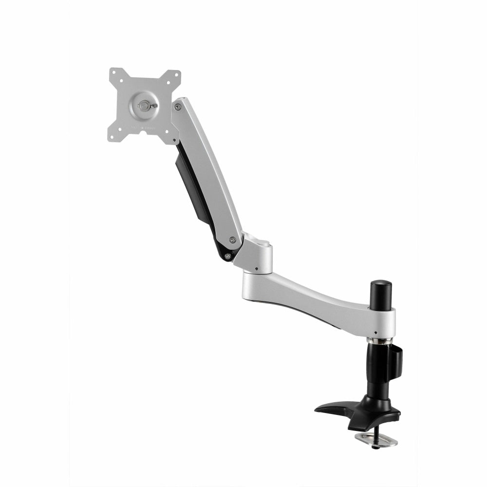 Amer Mounts Long Articulating Monitor Arm with Grommet Base for 15in-26in LCD/LED Screens - Supports up to 22lb monitors, +90/- 20 degree tilt and VESA 75/100