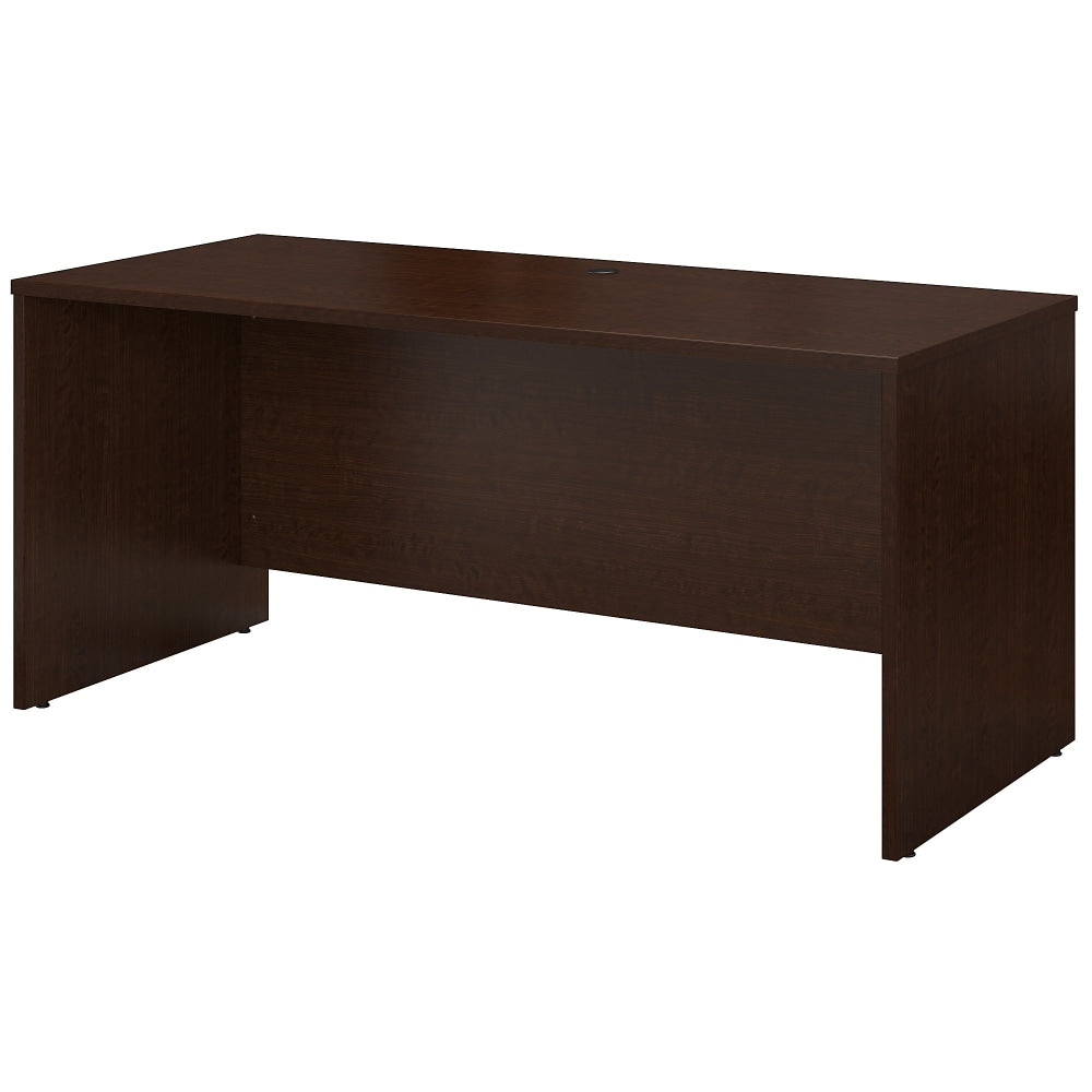 Bush Business Furniture Components 60inW Credenza Computer Desk, Mocha Cherry, Standard Delivery