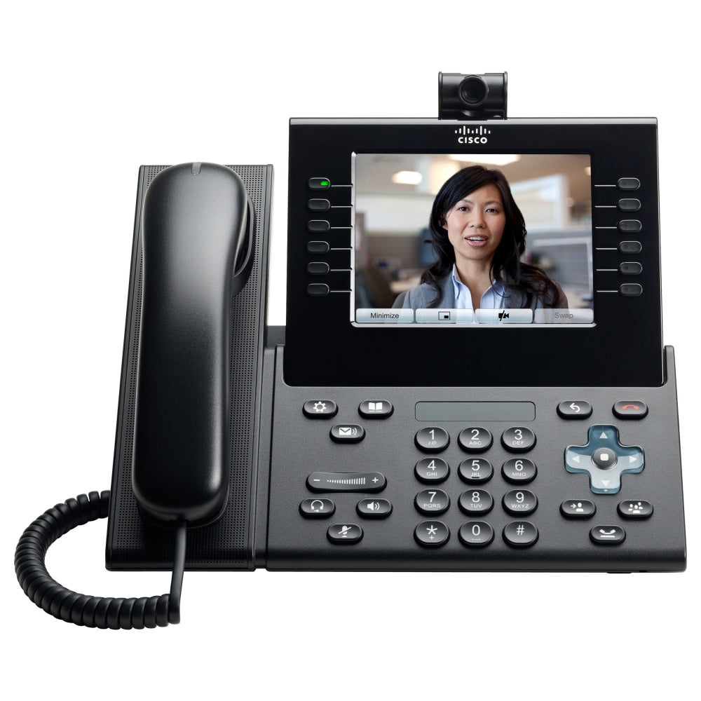 Cisco Unified 9971 IP Phone - Desktop - Charcoal - 1 x Total Line - VoIP - 5.6in LCD - IEEE 802.11a/b/g - 2 x Network (RJ-45) - PoE Ports