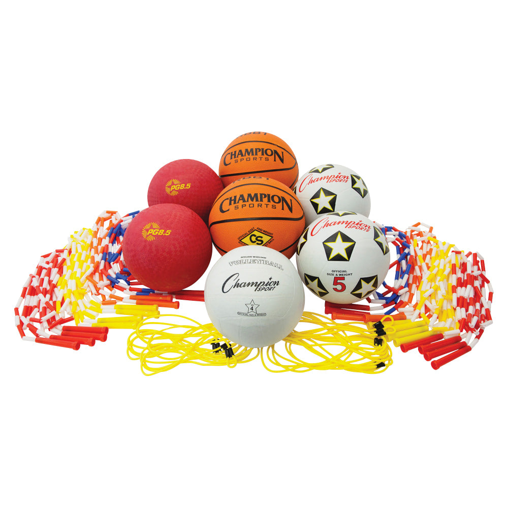 Champion Sports Variety Playground Set - Assorted - 21 / Set