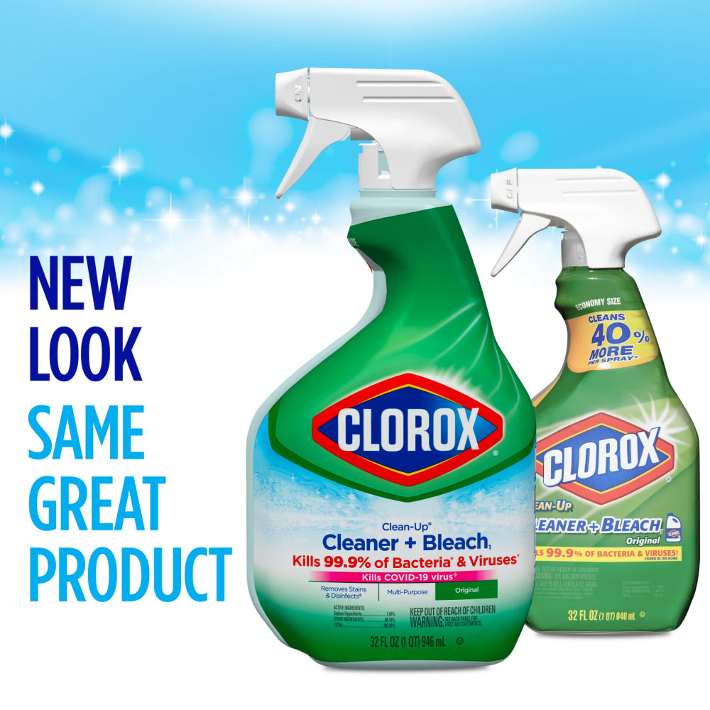 Clorox Clean-Up All Purpose Cleaner with Bleach, Spray Bottle, Original, 32 Fluid Ounces