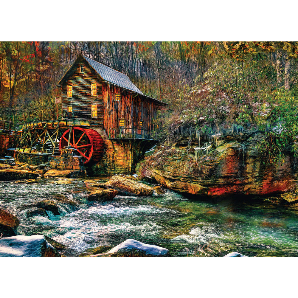 Willow Creek Press 1,000-Piece Puzzle, Old Mill